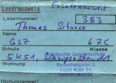 Leseausweis Leseausweis